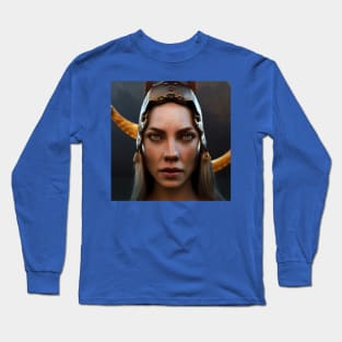 Viking Shield Maiden Long Sleeve T-Shirt